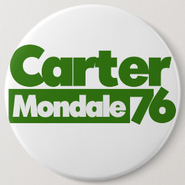 Jimmy Carter 76 Carter Mondale retro Politik Knapp