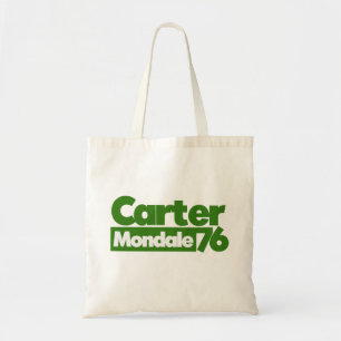 Jimmy Carter 76 Carter Mondale retro Politik Tygkasse