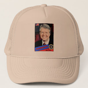 Jimmy Carter Basebollkort Truckerkeps