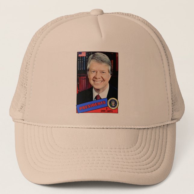 Jimmy Carter Basebollkort Truckerkeps (Framsida)
