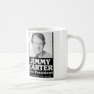 Jimmy Carter bedrövade svartvitt Kaffemugg