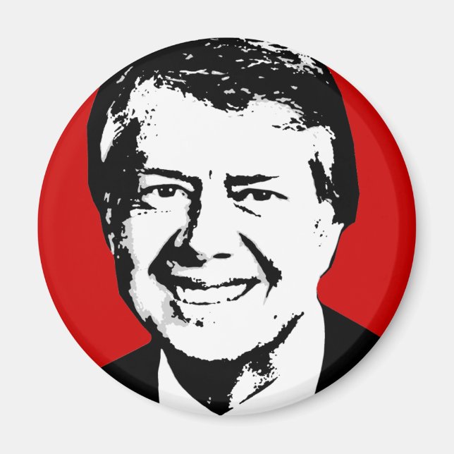 Jimmy Carter Gear Magnet (Framsidan)