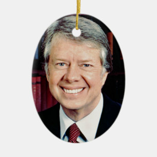 Jimmy Carter Julgransprydnad Keramik