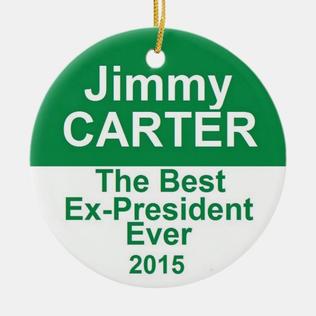 JIMMY CARTER JULGRANSPRYDNAD KERAMIK (Framsidan)