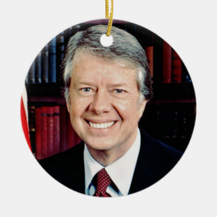 Jimmy Carter Julgransprydnad Keramik