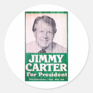 Jimmy Carter-Vintage Runt Klistermärke