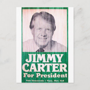 Jimmy Carter vintage Vykort