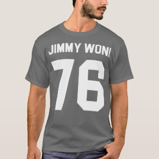 Jimmy före Jimmyn Won 1976 Presidenten Kampanj T Shirt