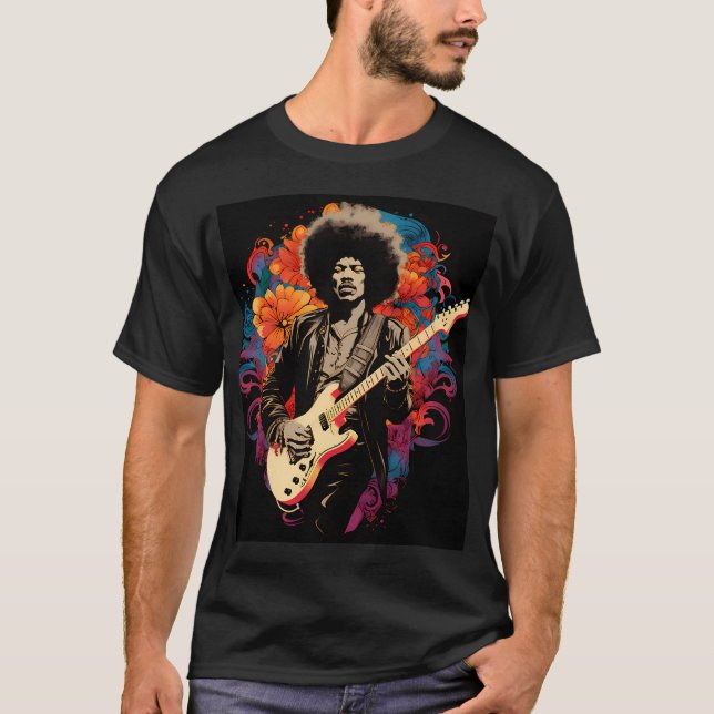 Jimmy Hendrix Vintage T Shirt (Framsida)