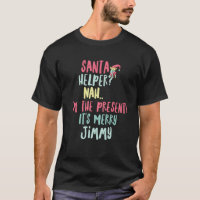 Jimmy Julfusk Text Santa Helper Man Boy Sw