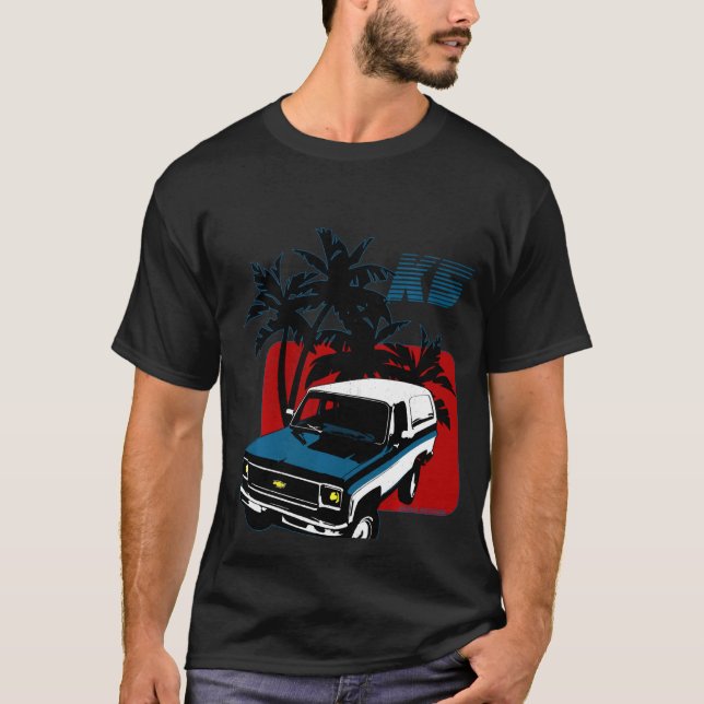 Jimmy Squarebody Lastbil Suburban Blazer Silverado T Shirt (Framsida)
