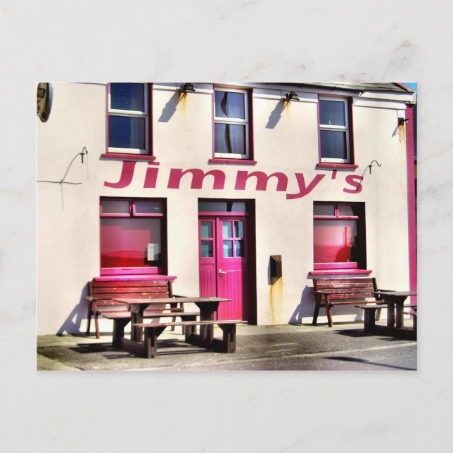 Jimmyns Pub Irish Postcard Vykort (Framsida)