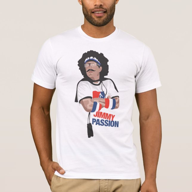 Jimmypassion med baksida t-shirt (Framsida)