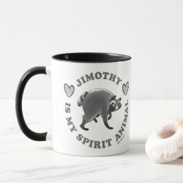 JIMOTHY ÄR MIN ANDLIGA FÖREBILD - B&W MUGG