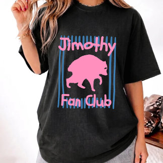 Jimothy fan club Rolig tvättbjörn T Shirt