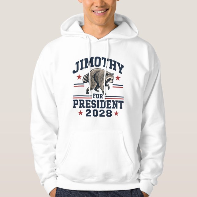 Jimothy för president 2028 hoodie (Framsida)