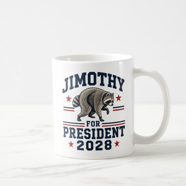 Jimothy för president 2028 kaffemugg (Höger)