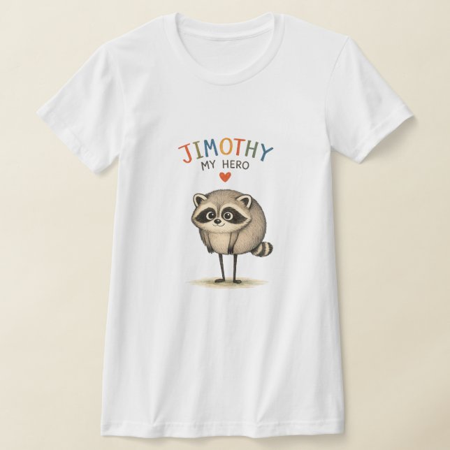 JIMOTHY MIN HJÄLTE T SHIRT (Laydown)