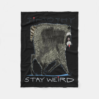 Jimothy Raccoon Från Seattle Stay Weird Sopor Fleecefilt
