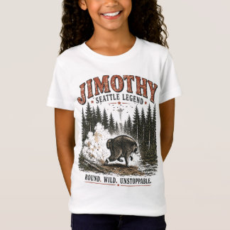 Jimothy Tvättbjörn Vintage Wildlife Skogsäventyr T Shirt