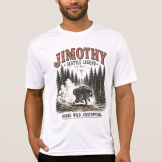 Jimothy Tvättbjörn Vintage Wildlife Skogsäventyr T Shirt