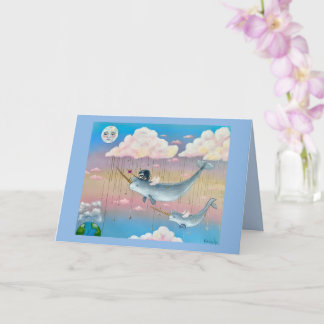 Jimothy tvättbjörn Whimsical Kort