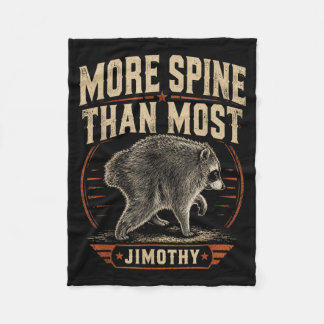 Jimothy Tvättbjörnsgrafik Fleecefilt