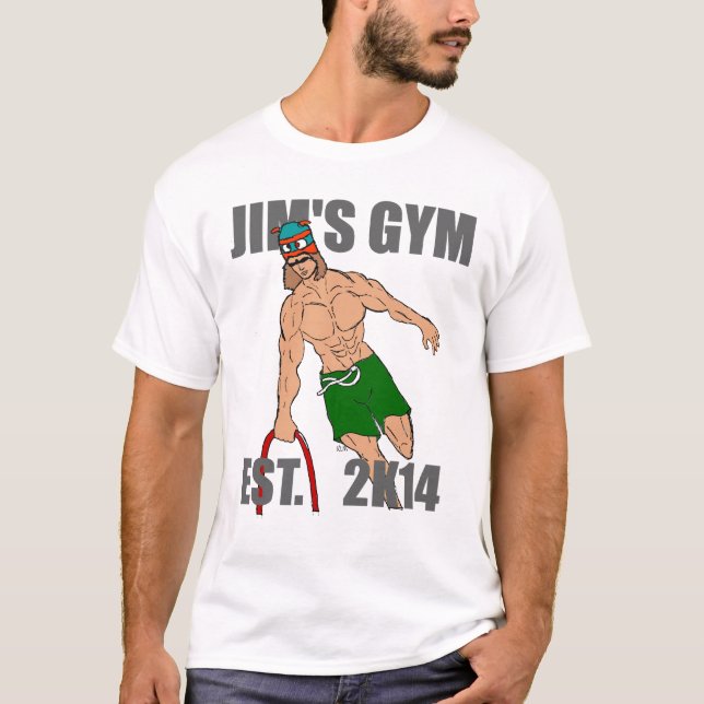 Jims idrottshallskjorta tee shirt (Framsida)