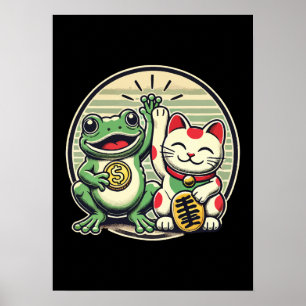 Jin Chan och Maneki Neko - Tur och välstånd Poster