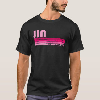 JIN Namn Personlig Retro Vintage 80-årsjubileum T Shirt