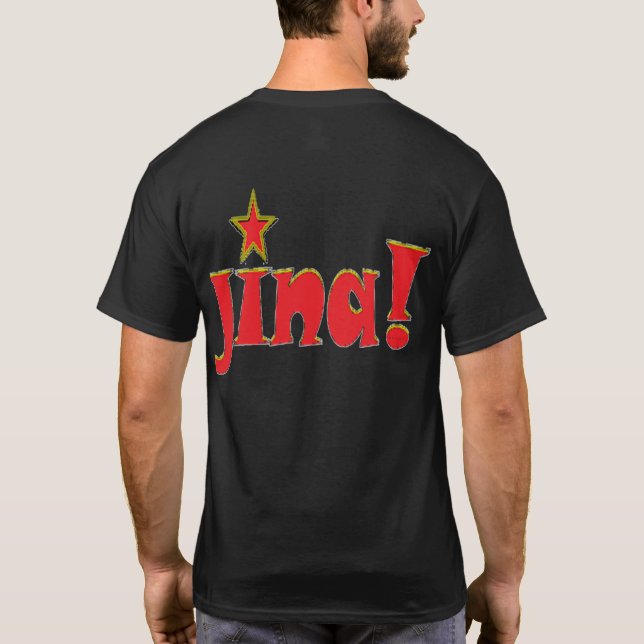 Jina! Kaffe T Shirt (Baksida)