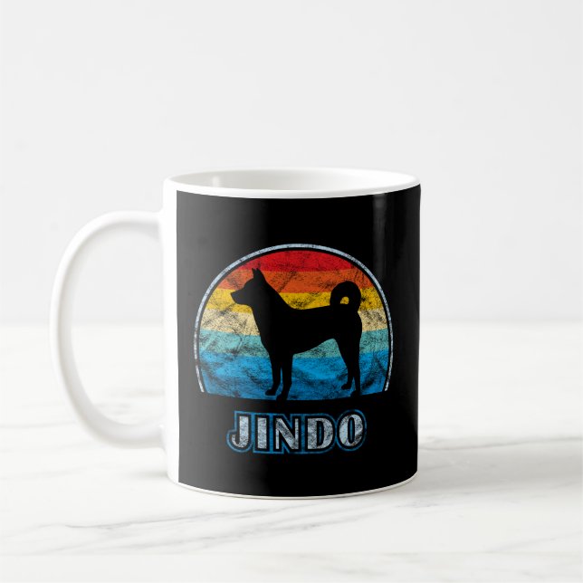 Jindo Hund Kaffemugg (Vänster)
