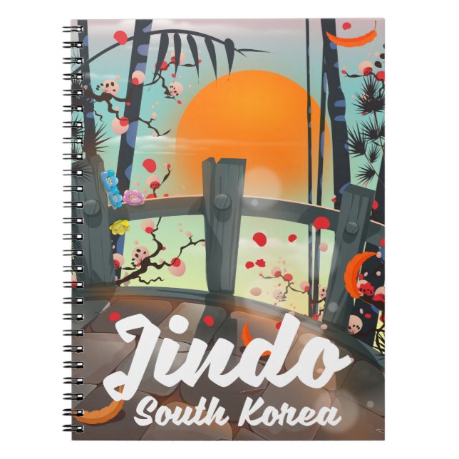 Jindo Sydkorea Anteckningsbok (Framsidan)