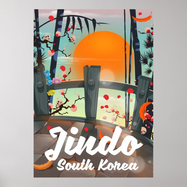 Jindo Sydkorea Poster (Framsidan)
