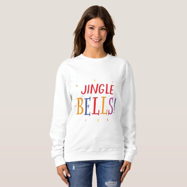 Jingel Klockor Sweatshirt T-shirt (Hel framsida)