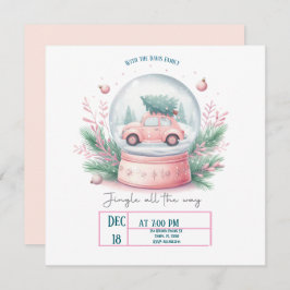 Jingle All the Way Christmas Holiday Card Julkort