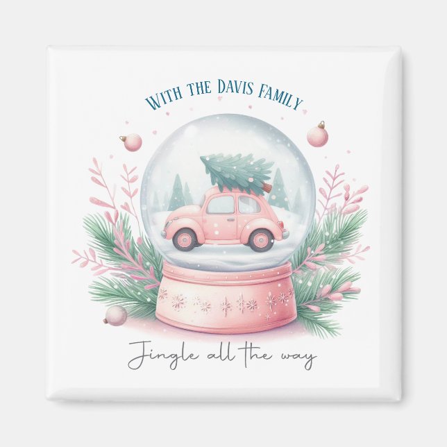 Jingle All the Way Christmas Magnet (Framsidan)
