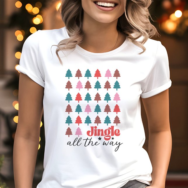 Jingle All The Way Julgran T Shirt (Skapare uppladdad)