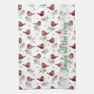 Jingle all the way - Kitchen Tea Towel Kökshandduk
