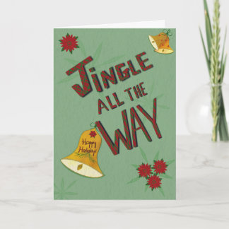 Jingle All the Way Retrojul Helgkort