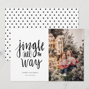 Jingle All the Way Rolig Julkort