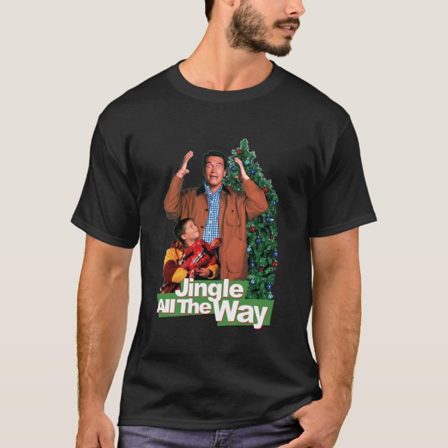 JINGLE ALL THE WAY  THE PROMISED GIFT  Arnold Schw T Shirt (Framsida)