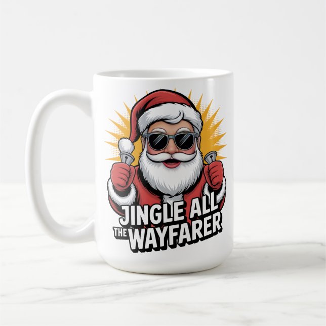Jingle All the Wayfarer Kaffemugg (Vänster)