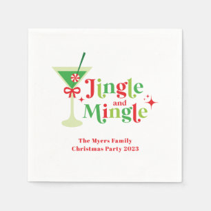 Jingle and Mingle Julfest Pappersservett