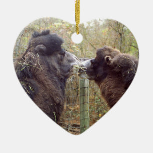 Jingle Baba och Google Mamma Julgransprydnad Keramik