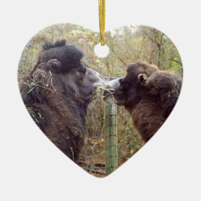 Jingle Baba och Google Mamma Julgransprydnad Keramik (Framsidan)