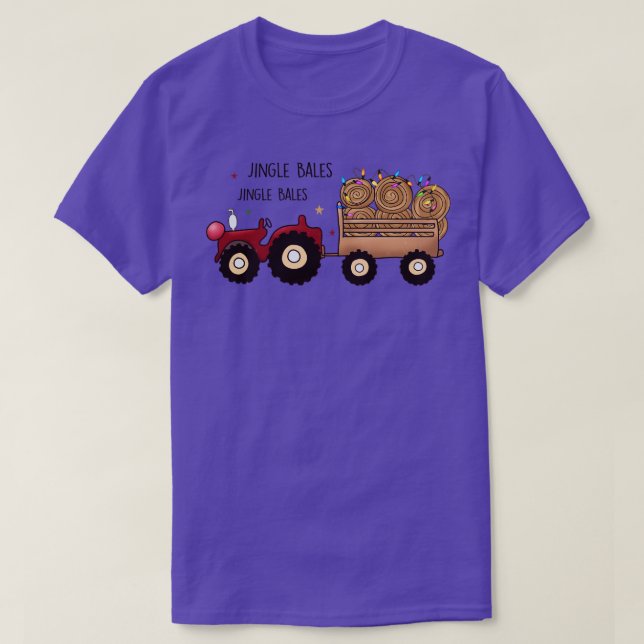 Jingle Bales Jingle Bales Jingle hela hö T Shirt (Design framsida)