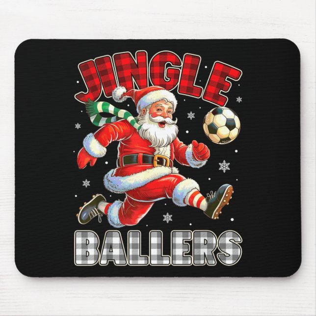 Jingle Ballers Santa Football Christmas Soccer Pla Musmatta (Framsidan)