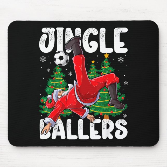 Jingle Ballers Santa Football Christmas Soccer Pla Musmatta (Framsidan)