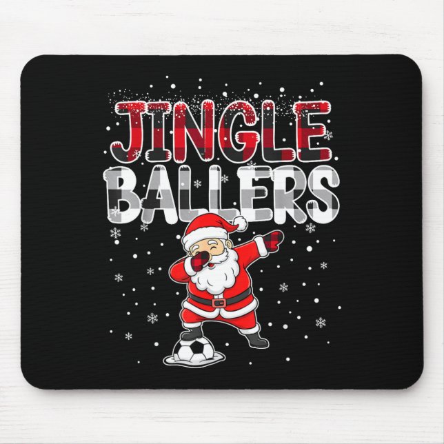 Jingle Ballers Santa Football Christmas Soccer Pla Musmatta (Framsidan)